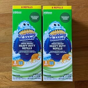 Scrubbing Bubbles toilet cleaning refills